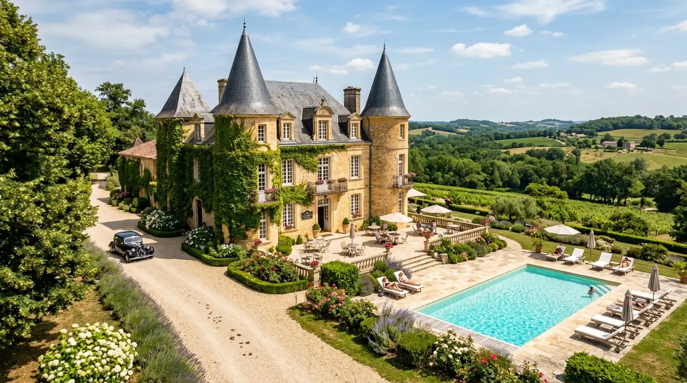 Charming French château estate, luxury gîtes and boutique bed and breakfast
